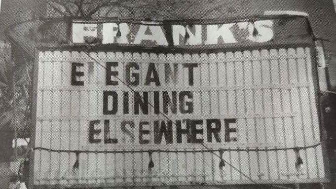 Photo of local restaurant's 'amusing' sign seen in national newspaper